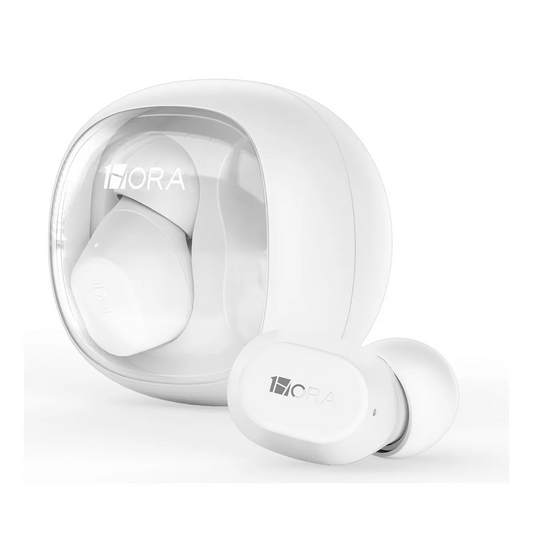 Audífonos Inalámbricos 1Hora AUT208 – Diseño Futurista Color Blanco