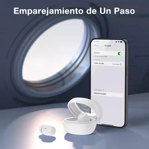 Audífonos Inalámbricos 1Hora AUT208 – Diseño Futurista Color Blanco