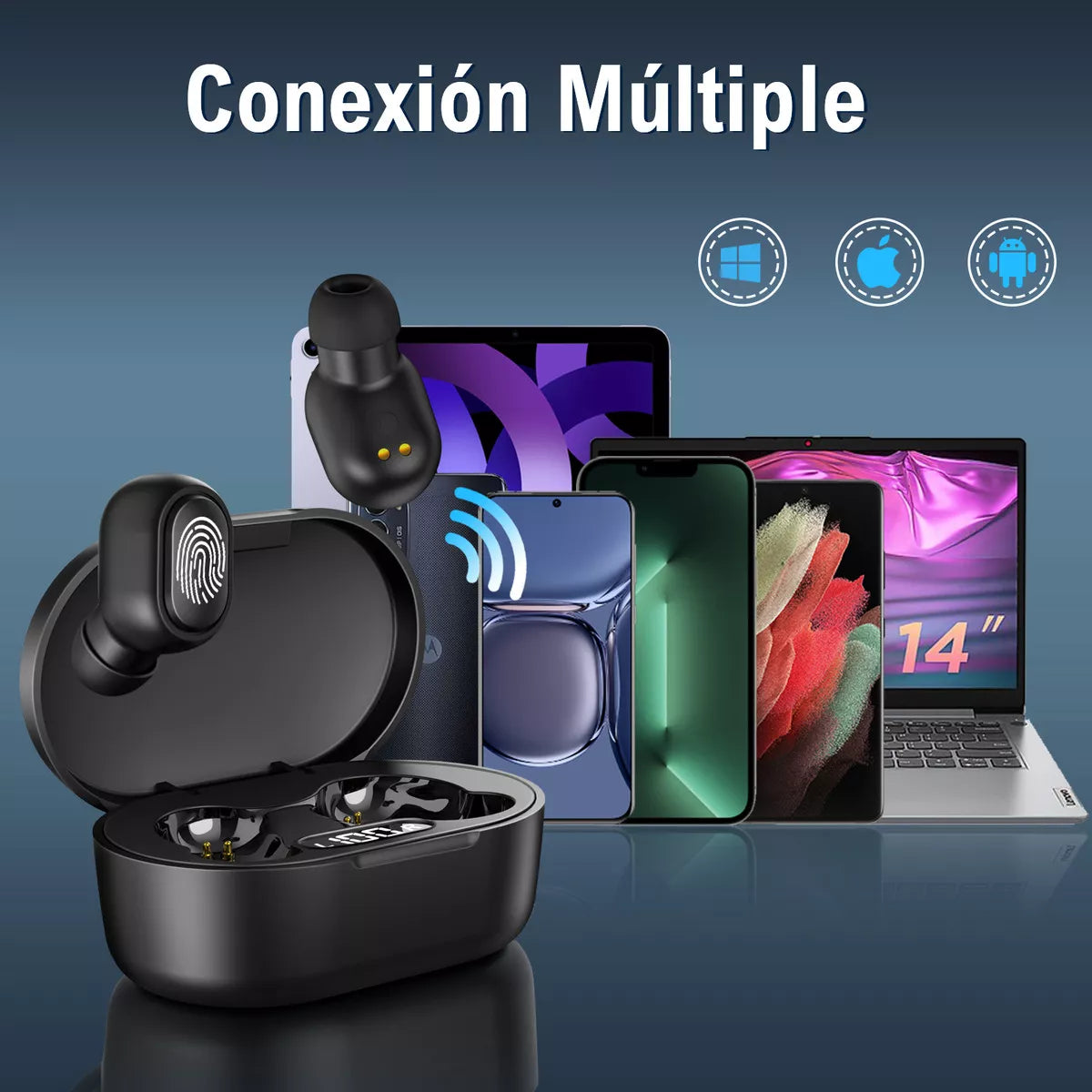 Audífonos Inalámbricos 1Hora AUT114 – Bluetooth 5.3