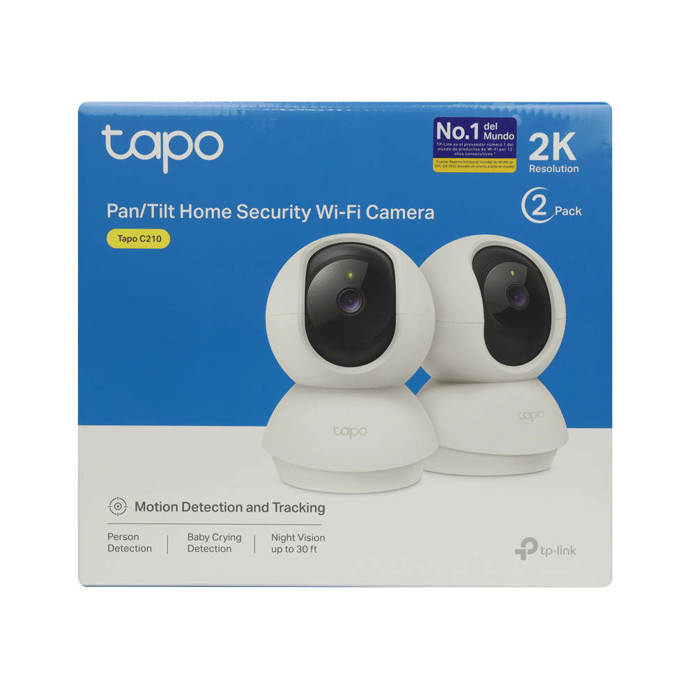 Cámara Domo TOPO C210 – Alta Definición 2K (Pack x2)