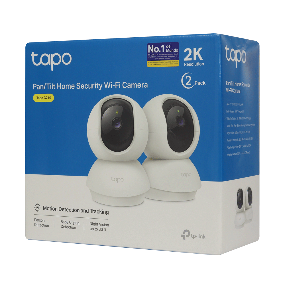 Cámara Domo TOPO C210 – Alta Definición 2K (Pack x2)