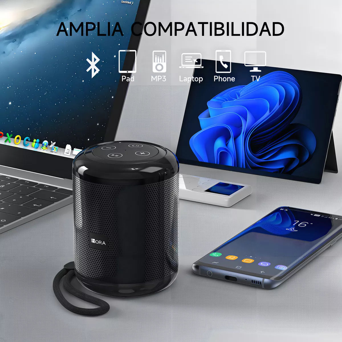 Parlante Portátil Inalámbrico 1Hora BOC062 – Bluetooth 5.1