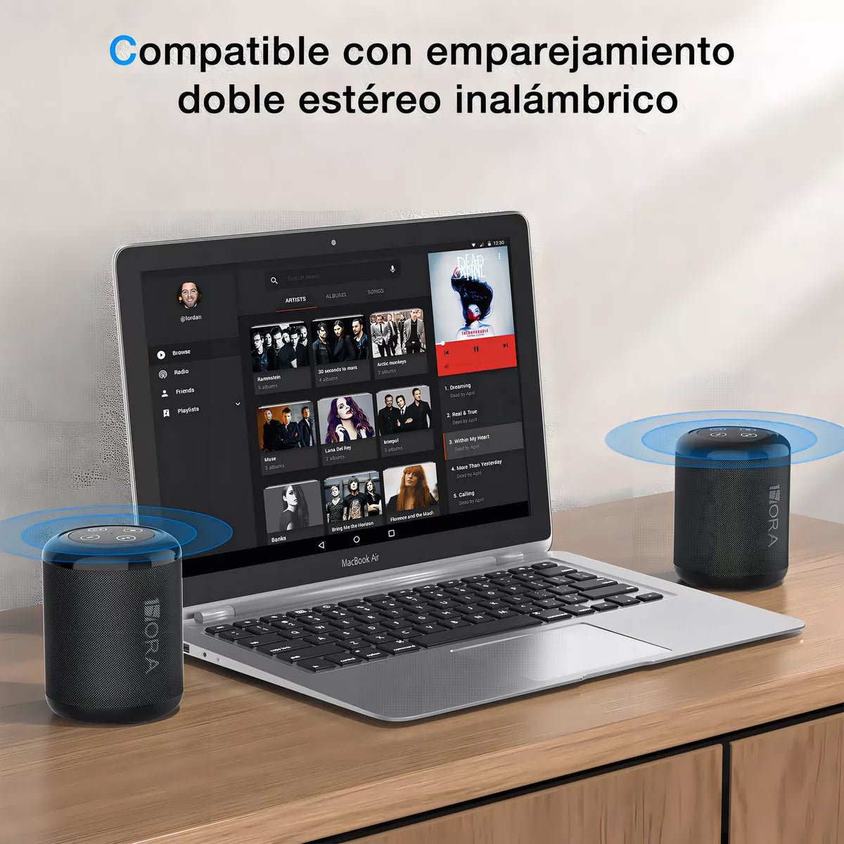 Parlante Portátil Inalámbrico 1Hora BOC062 – Bluetooth 5.1