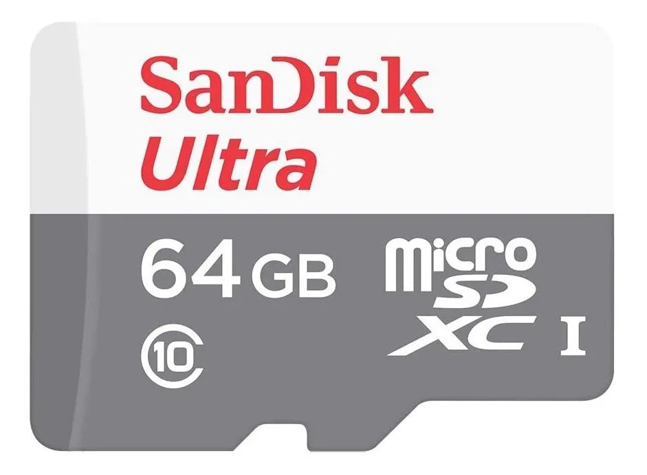 Tarjeta de Memoria Mirco SD SanDisk Ultra 64GB + Adaptador