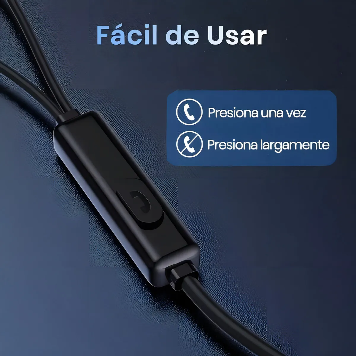 Audífonos con Cable USB-C y Micrófono 1Hora AUT124
