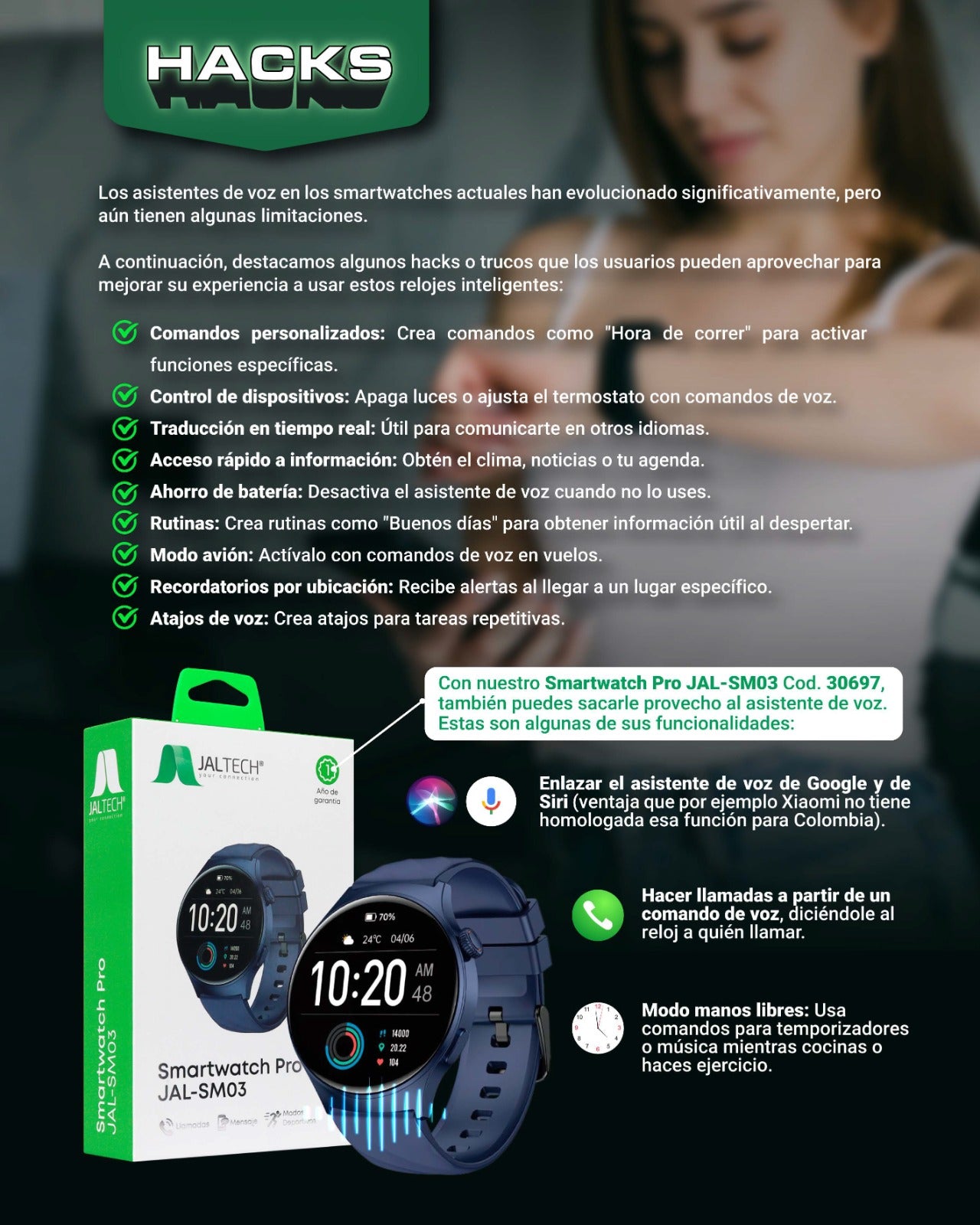 Reloj Inteligente - Smartwatch PRO JAL – SM03