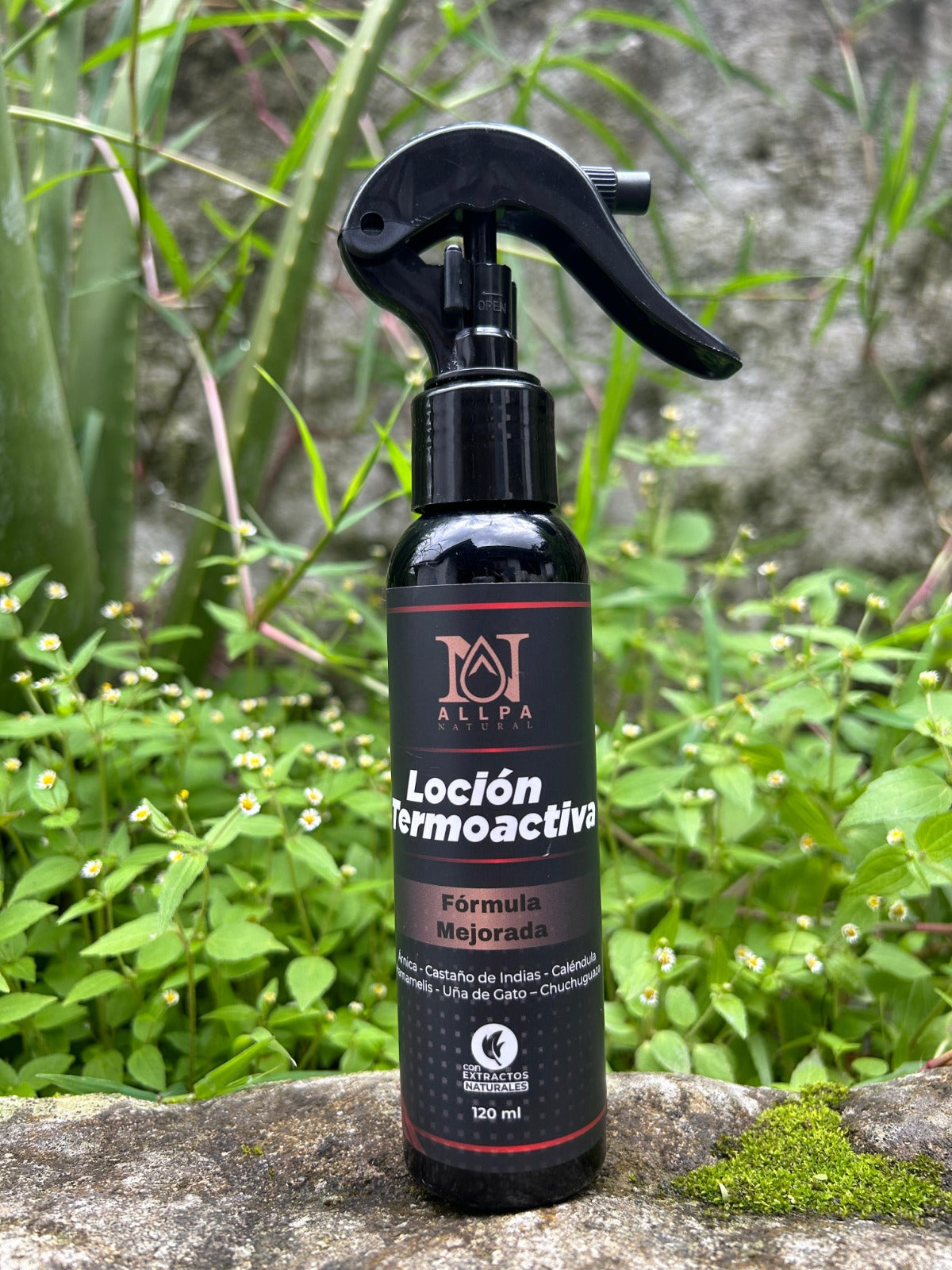 Loción Termoactiva ALLPA – Alivio Natural para Músculos Tensos