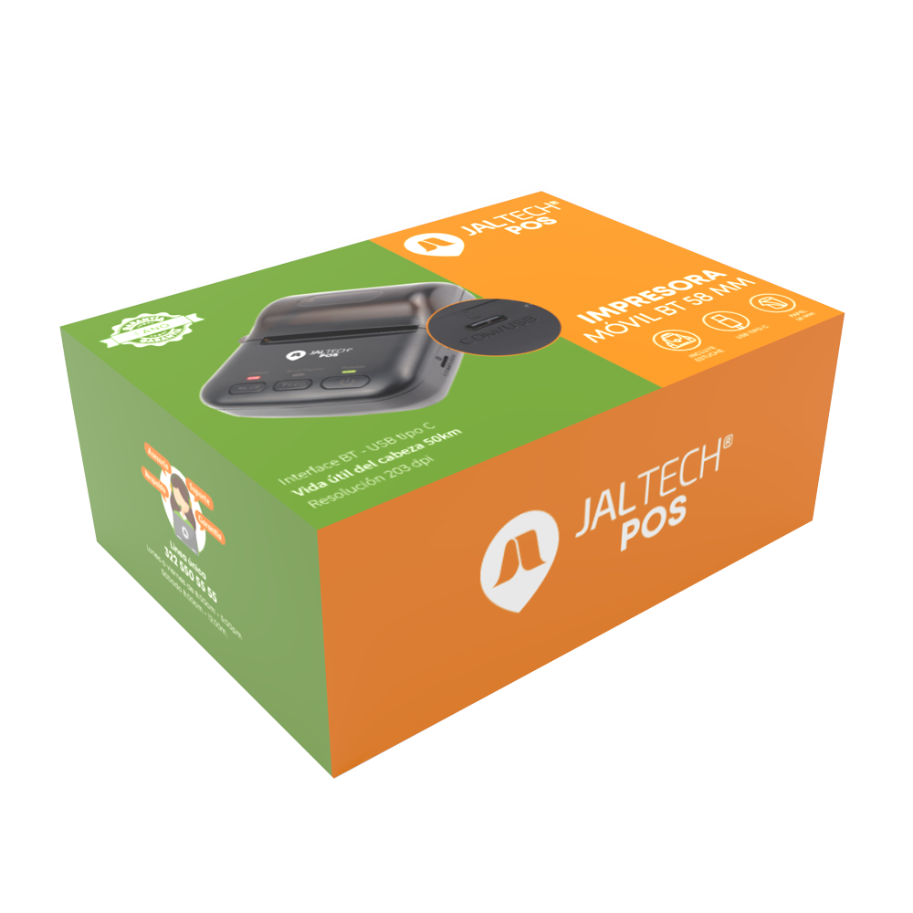 Impresora Térmica Bluetooth 58mm JALTECH