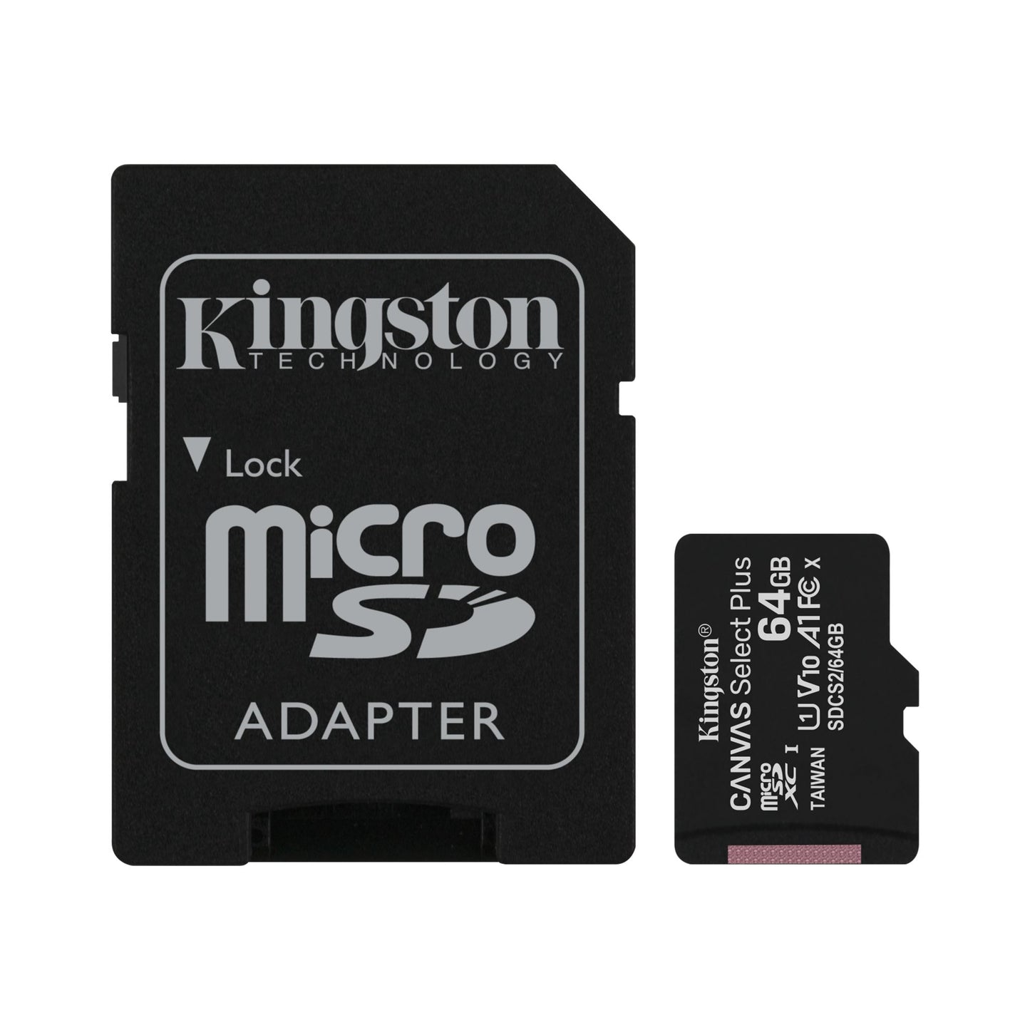 Tarjeta de Memoria microSD Canvas Select Plus – Kingston 64GB