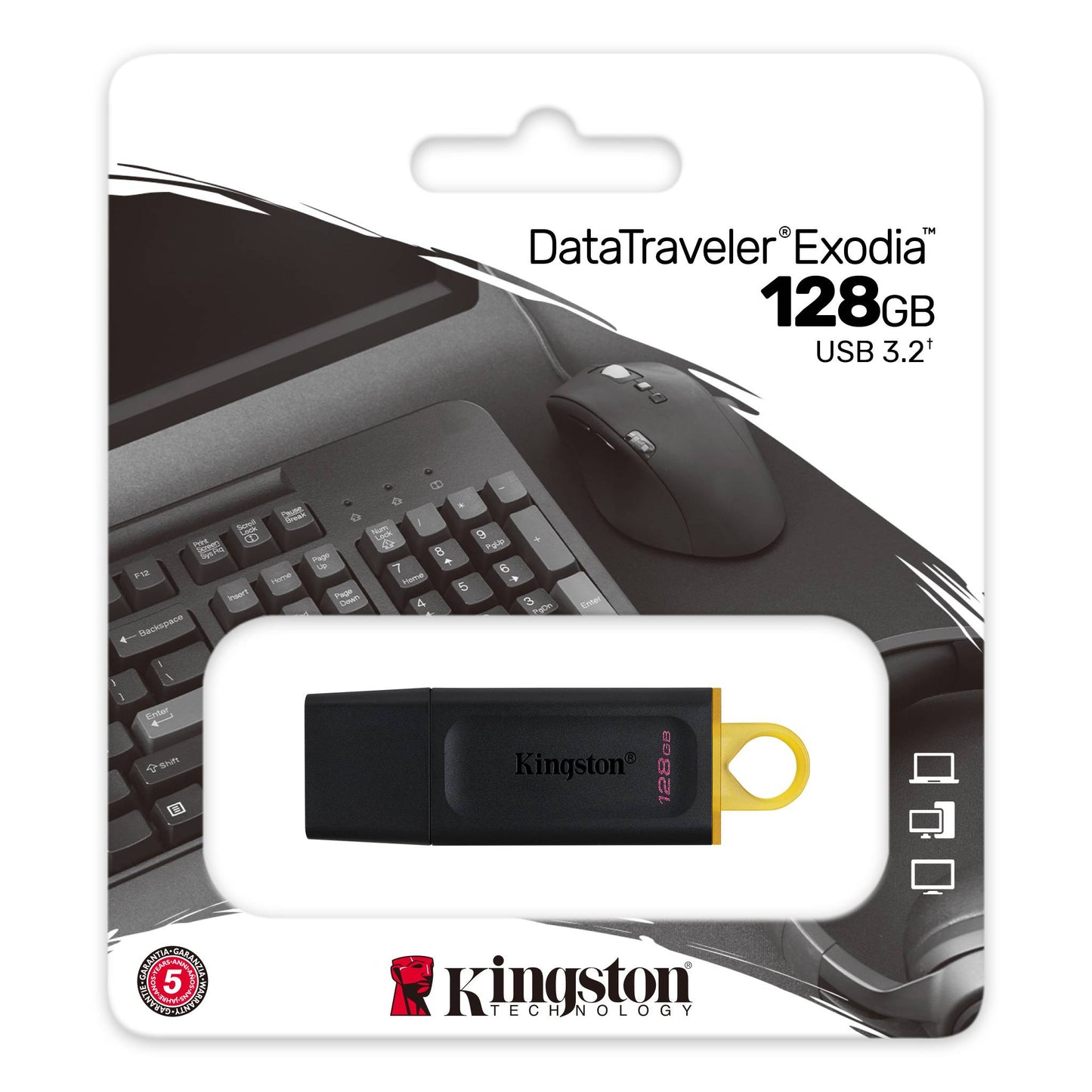 Memoria USB DataTraveler Exodia – Kingston 128GB