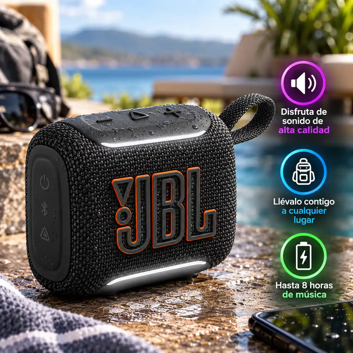 Parlante JBL Go 5 Negro