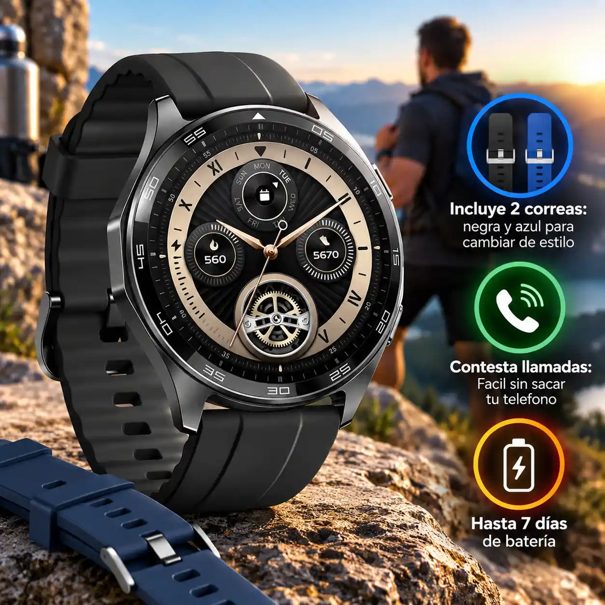 Reloj KALLEY K-SWN4 36mm Negro