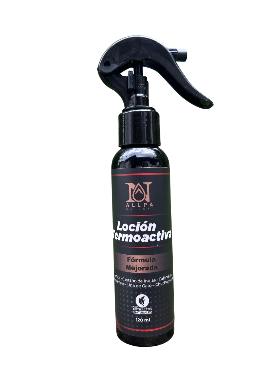 Loción Termoactiva ALLPA – Alivio Natural para Músculos Tensos