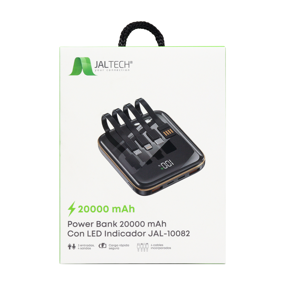 Power Bank JALTECH 20000 mAh Carga Rapida