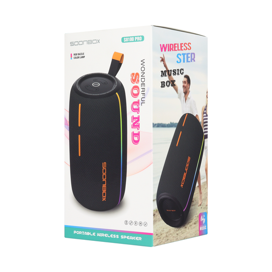 Parlante Bluetooth SOONBOX 40 W S8100PRO con Super Bass