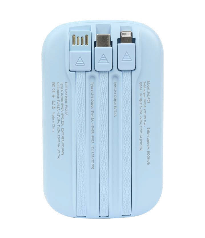 Power Bank 10.000 mAh – Carga Rápida 22.5 W